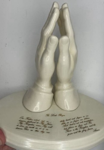 Vtg ivory ceramic praying - ivory,